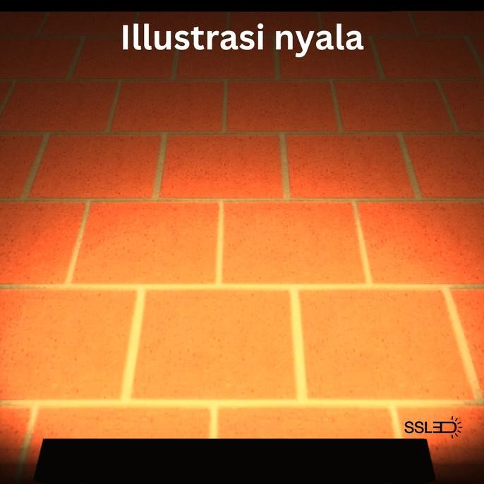 Lampu wallwasher LED wall washer DC24Volt 18 Watt sorot dinding