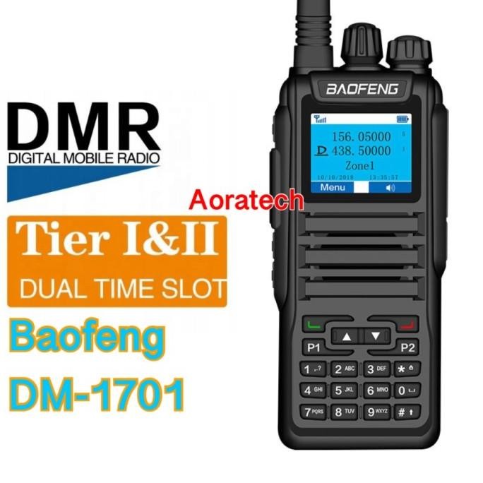 Sale Ht Baofeng Dmr Digital Radio / Analog Dual Band 5 Watt Dm-1701 Dm1701 Opendg77