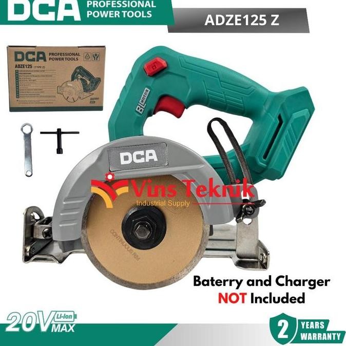 Murah Cordless Marble Cutter Mesin Potong Keramik Tille Cutter Baterai Dca Adze125 Z