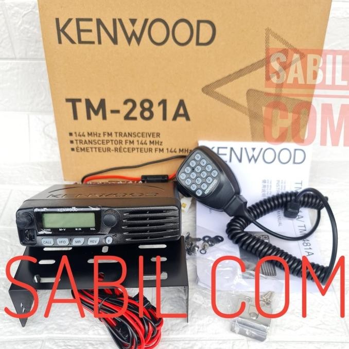 Murah Radio Rig Kenwood Tm-281A Vhf Radio Rig Mobil Kenwood Tm 281 Tm 281A