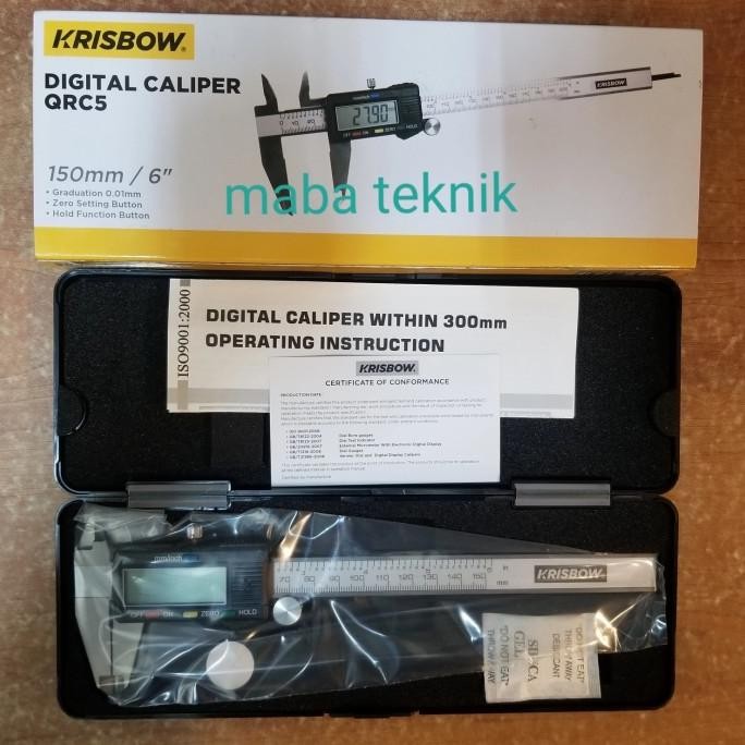 Sale Sigmat Digital Krisbow / Digital Caliper 150Mm/6In 0.01Mm