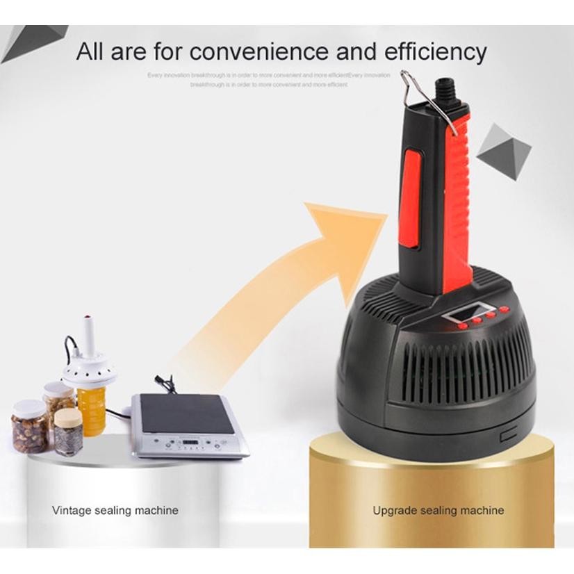 (20-100mm) Mesin Segel Induksi Almunium Foil Botol Plastik dan Kaca Induction Sealer Jar Mesin Segel