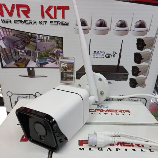 CAMERA CCTV OUTDOR WERELESS BUAT NVR KIT
