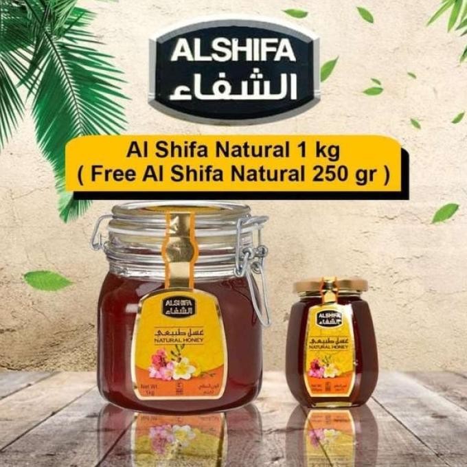 Madu Alshifa 1Kg Free 250Gr (Paket Madu Alshifa 1Kg ) Original Premium Promo