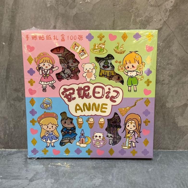 

Ht-12 Sticker Momo 2D 100 Lembar Free Box