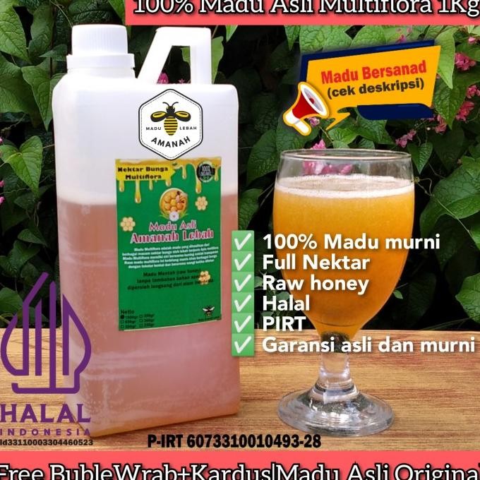 

Madu Murni (Raw Honey) Nektar Bunga Multiflora Best Seller
