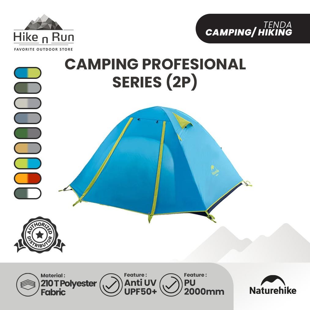 Tenda Hiking Naturehike P Series Professional Camping Tent 2P 3P 4P