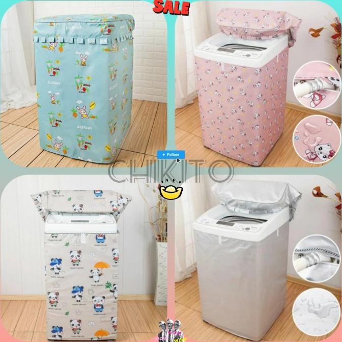 NEW COVER / SARUNG MESIN CUCI 7.5 KG - 9 KG BUKA ATAS 1 TABUNG ATAS