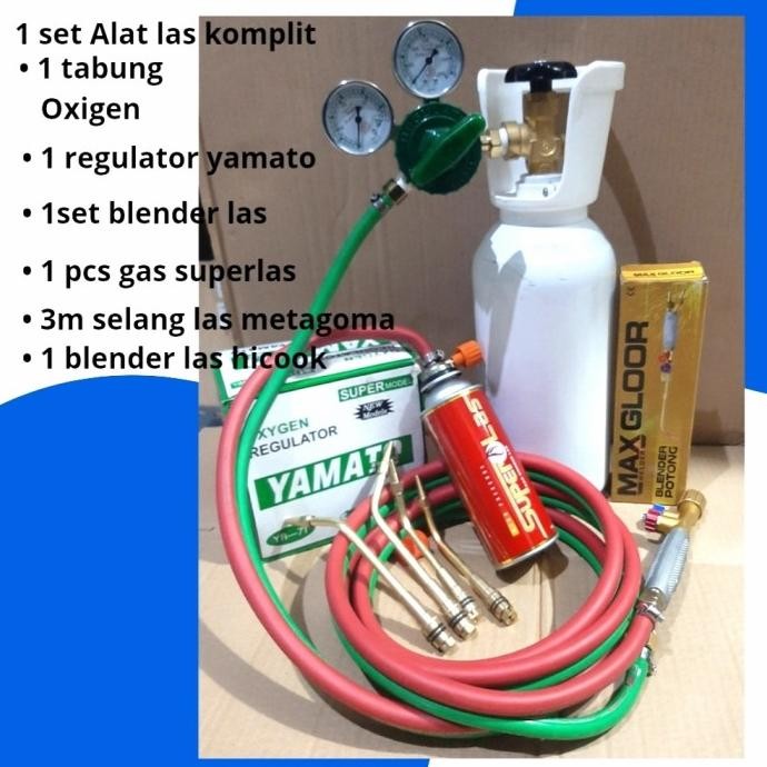 Alat Las Set Oksigen Komplit - Asli