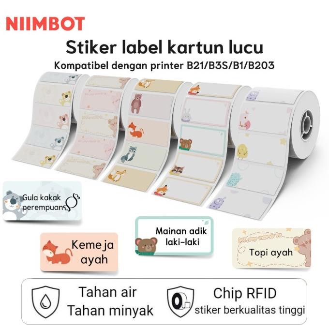 

Terlaris Niimbot B21/B1/B3S Kertas Label Termal Pola Hewan Nama Makanan Tahan Air Klasifikasi Kehidupan Pencetakan Stiker