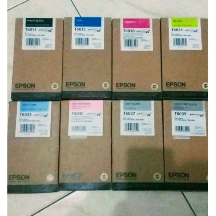 Tinta Epson T6031/T6032/T6034/T6035/T6037/T6039/T603B/T603C