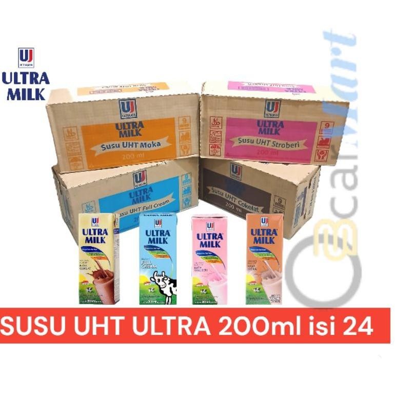 

Spesial/ Depo Susu Ultra 200Ml 1 Dus Isi 24 Coklat Stroberi Cream Moka {Terbaru/Terlaris/Tergcor/Kekinian}
