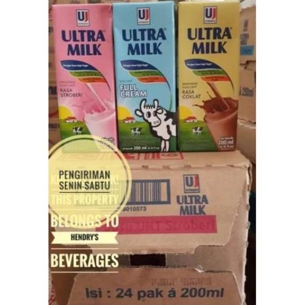 

Spesial/ Susu Ultra 200Ml 1 Karton Isi 24Pcs Rasa Coklat, Stroberi, Full Cream {Terbaru/Terlaris/Tergcor/Kekinian}