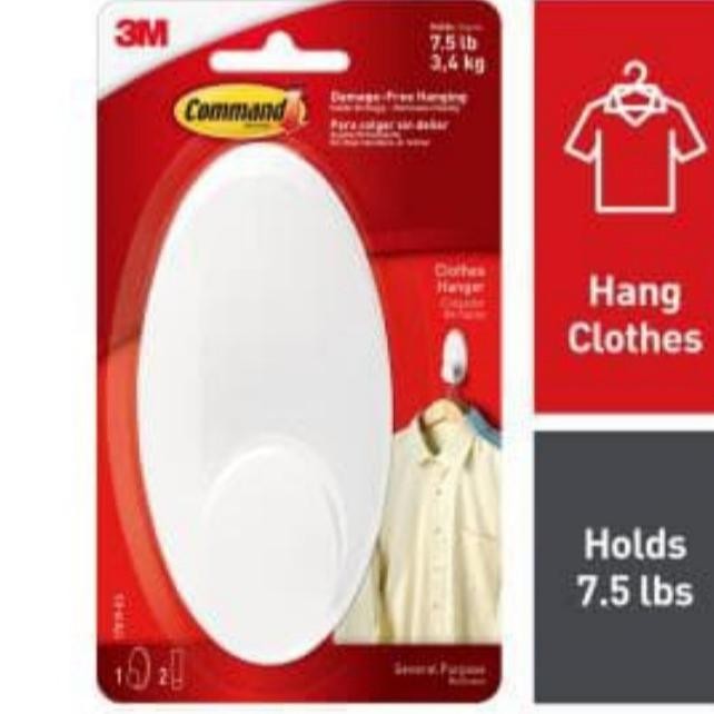 3M command 17019 gantungan baju/jas clothes hanger
