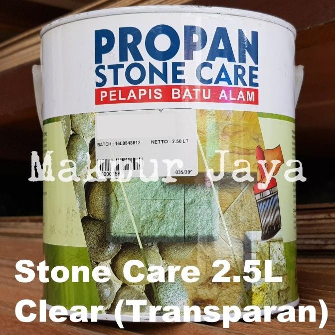 Propan Stone Care 2.5L Cat Pelapis Dinding Batu Alam Clear Doff Gloss - Asli