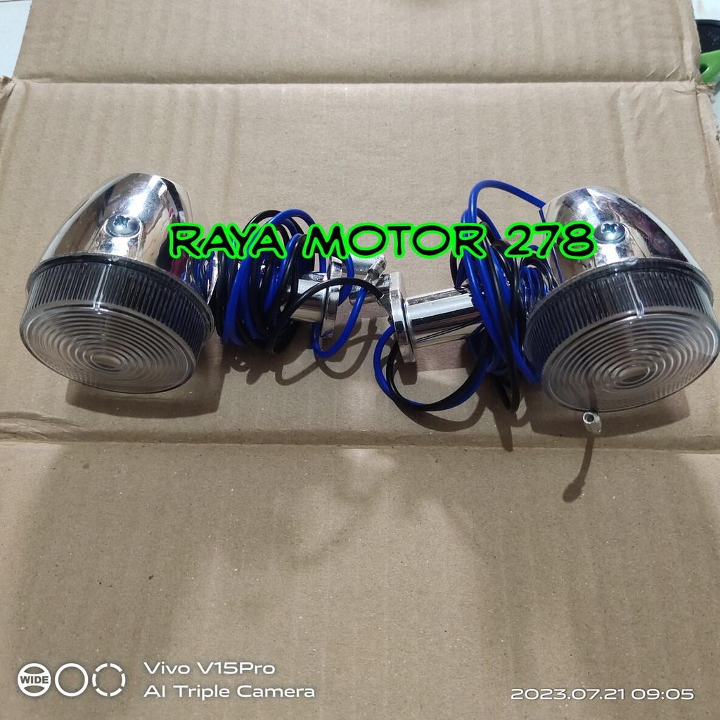 lampu sen depan kanan kiri scoopy karbu