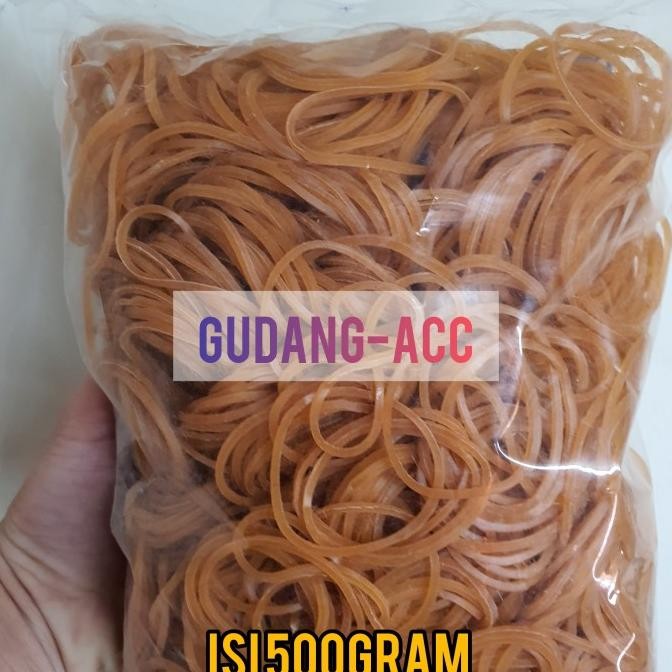 

ready !!! Karet Gelang Kuning 14mm isi @500 Gram
