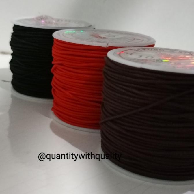 ready  Tali Giok Tali Cina Nylon Cord 1mm Shambala elastis kalung gelang