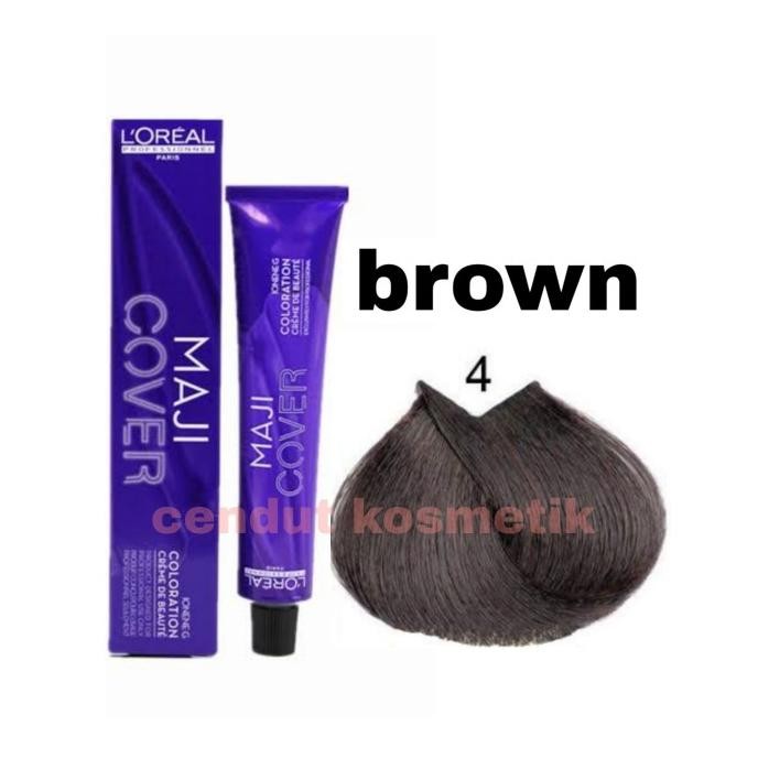 Loreal Majirel 4 brown / pewarna rambut / hair color