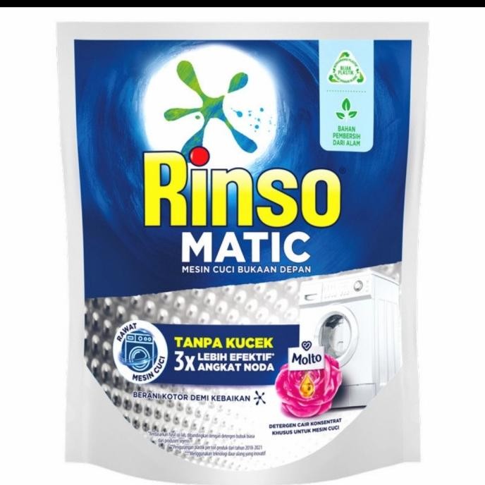 new !!! Rinso Matic Cair Bukaan Depan 1,45 L / liquid detergent front load