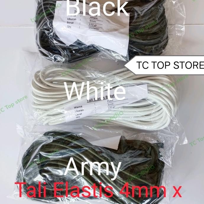 

ready !!! Tali Elastis 4mm (15 meter) / Tali karet / Tali String