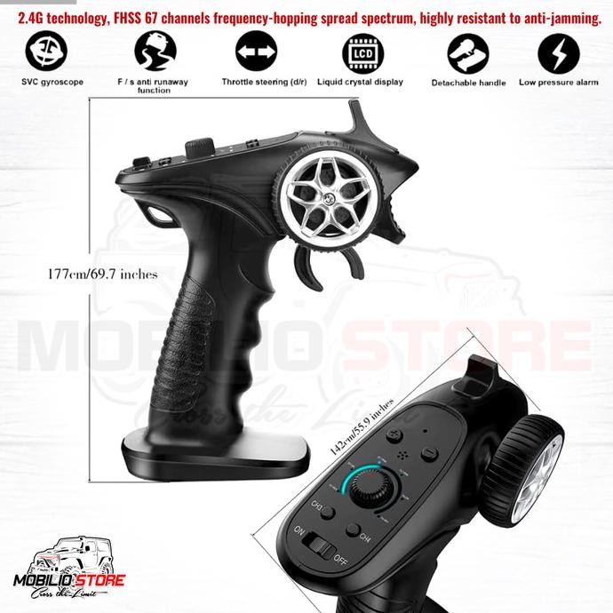 TX4 2.4GHz 4CH Radio System Transmitter Controller GA-4H-TX Remote murah