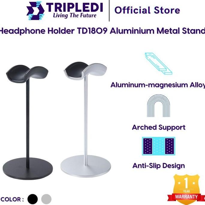 TRIPLEDI Stand Headphone TD1809 Aluminium Alloy Holder Headset Gaming Detachable For AirPods Max Tem