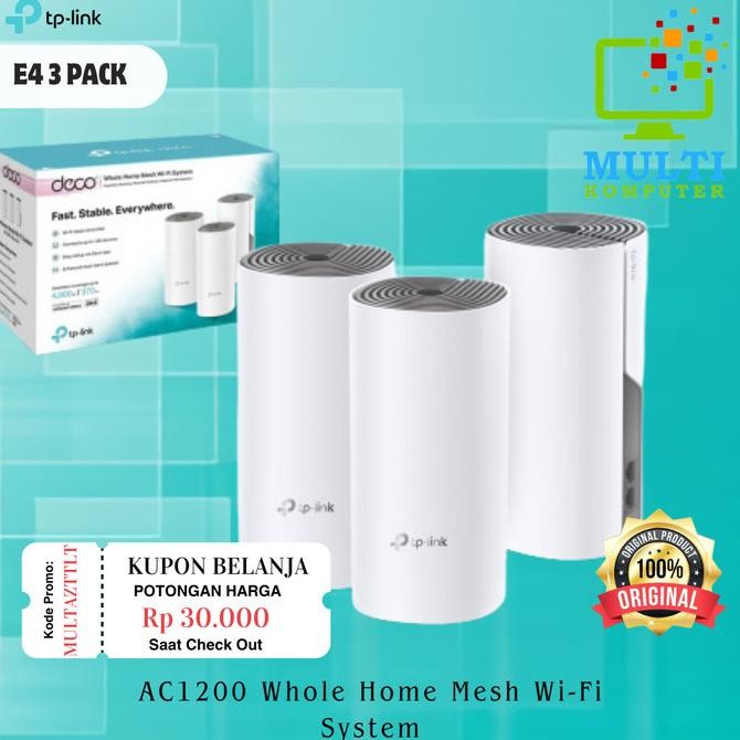 promo TP LINK DECO E4 / TPLINK DECO E 4 - 3 Pack