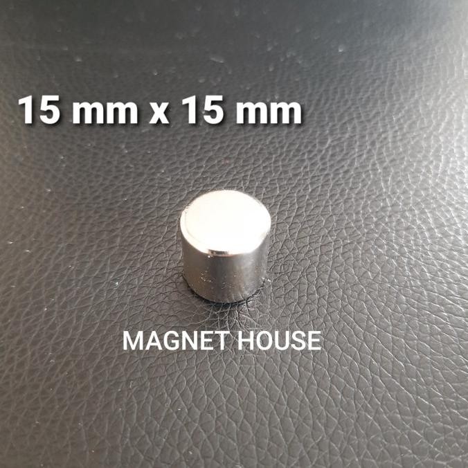 ready  Magnet Neodymium Silinder Diameter 15x15 mm 15x15mm 15mmx15mm