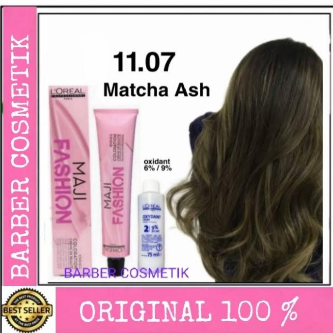 pewarna rambut Loreal maji fashion 11.07 cat rambut maji fashion