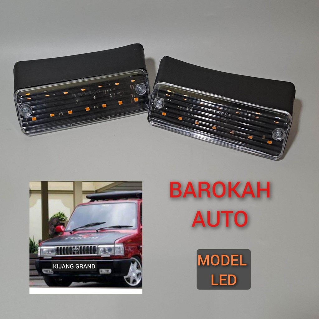 lampu sen bemper mobil kijang grand kijang super model led