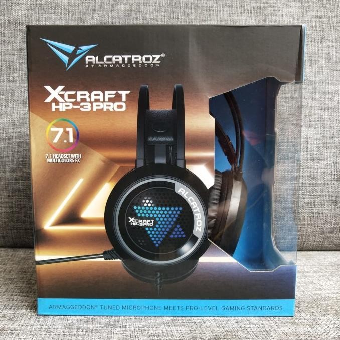 Alcatroz 7.1 Gaming Headset X-Craft HP 3 PRO Grs Resmi