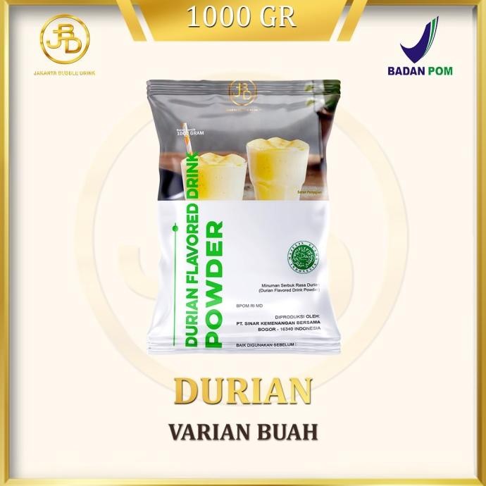 

Spesial Promo/ Bubuk Minuman Premium Durian 1Kg || Jakarta Bubble Drink [Terlaris/Terbaru/Recommended]