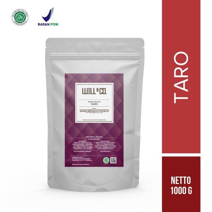 

Spesial Promo/ Will&Co Premium Powder Rasa Taro 1Kg [Terlaris/Terbaru/Recommended]