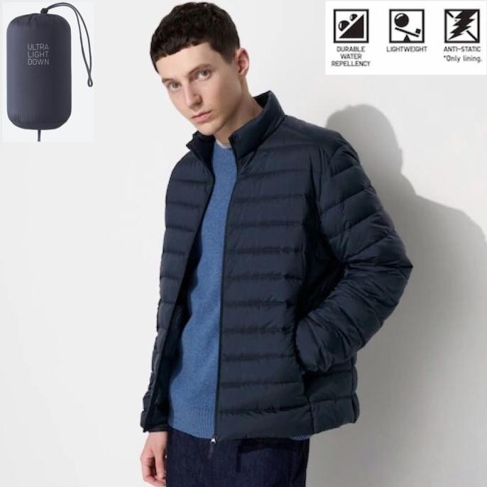 UNIQLO Men Jacket Winter Jaket Pria Ultra Light Down Navy