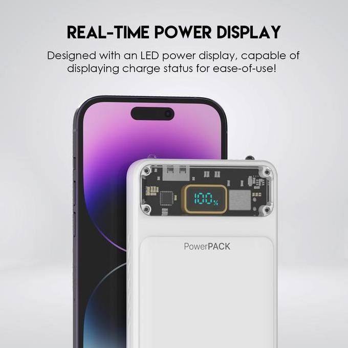 [EXCLUSIVE IBNUWARDANI] Fantech Life Powerbank Fast Charging Powerbank Mythia 10000 mAh Mini T1 22.5