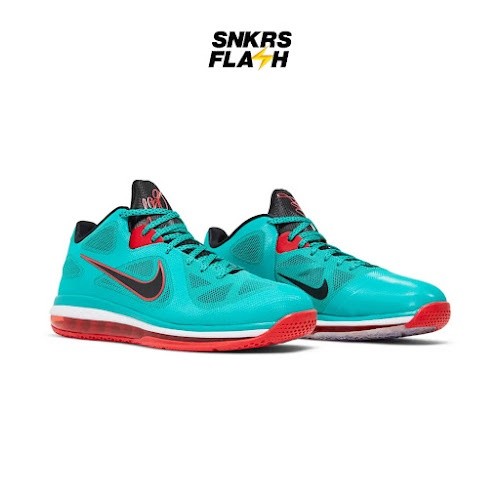 NIKE Lebron 9 Low Reverse Liverpool Green Sepatu Basket Pria - DQ6400300 - Size 44