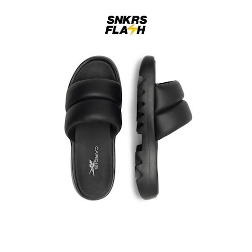 REEBOK Cardi B Slides Modern Black Sandal Wanita - HP2217 - Size 40