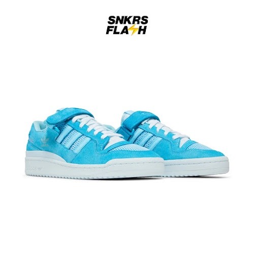 ADIDAS Forum 84 Low 8K Clear Aqua Blue Sepatu Sneakers Pria - GZ6479 - Size 39.3