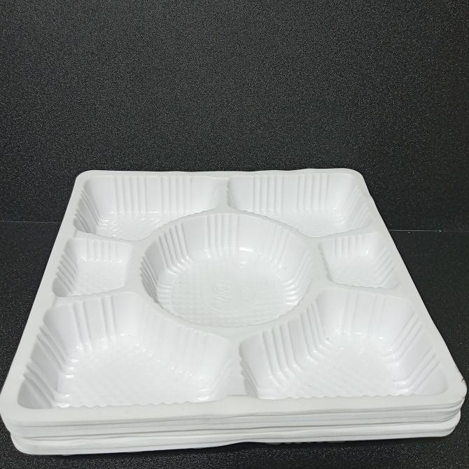 HJK iner mika plastik 20x20 Sekat 7(Buat Box Nasi Kotak 20x20)