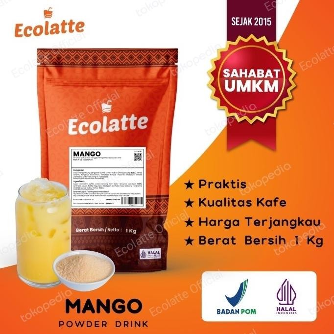 

Spesial Promo/ Ecolatte Mango Kemasan 1 Kg Rasa Mangga [Terlaris/Terbaru/Recommended]
