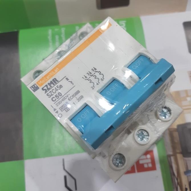 Diskon Mcb 3 Phase 50A / Mcb Szmr 50 Ampere 3P Sudah Sni