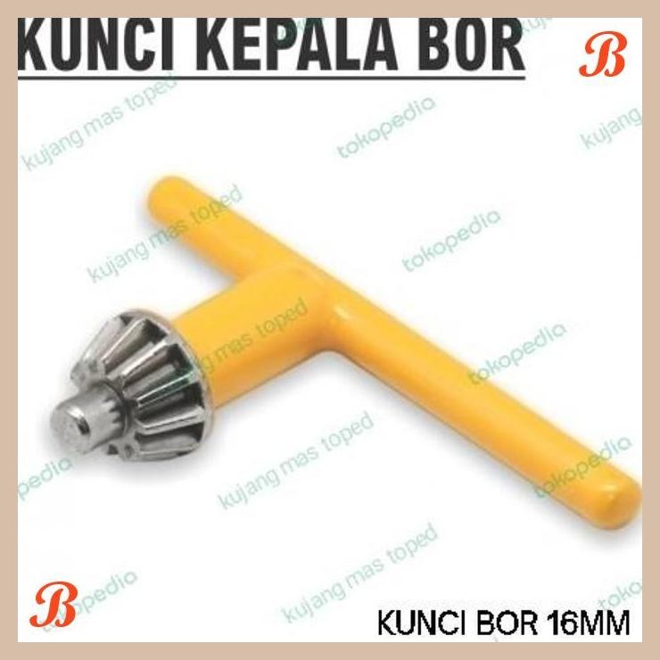 [KMT] KUNCI BOR 16MM KUNCI KEPALA BOR 16MM LAPIS KARET