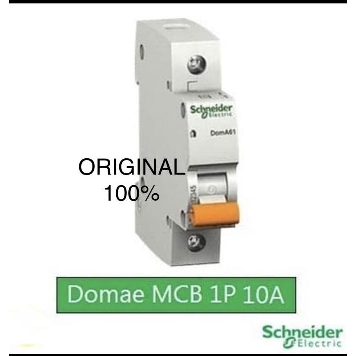 Miliki Schneider Mcb 10A 1P /Mcb Schneider 1P 10A Domae
