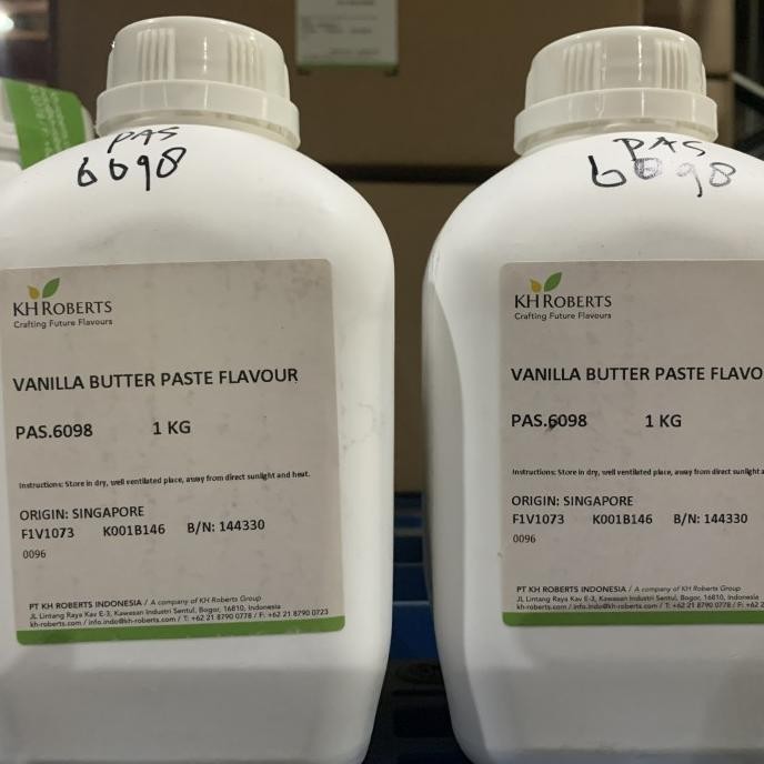 

Grosir Kh Roberts Vanilla Butter Paste Flavour Pas.6098 1Kg