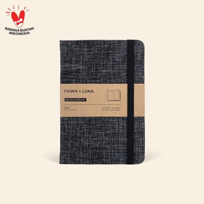 

TERBARU - Fawn & Luna - BLACK SMOKE - Notebook Small A6 - Buku Jurnal/Agenda/Diary/Catatan
