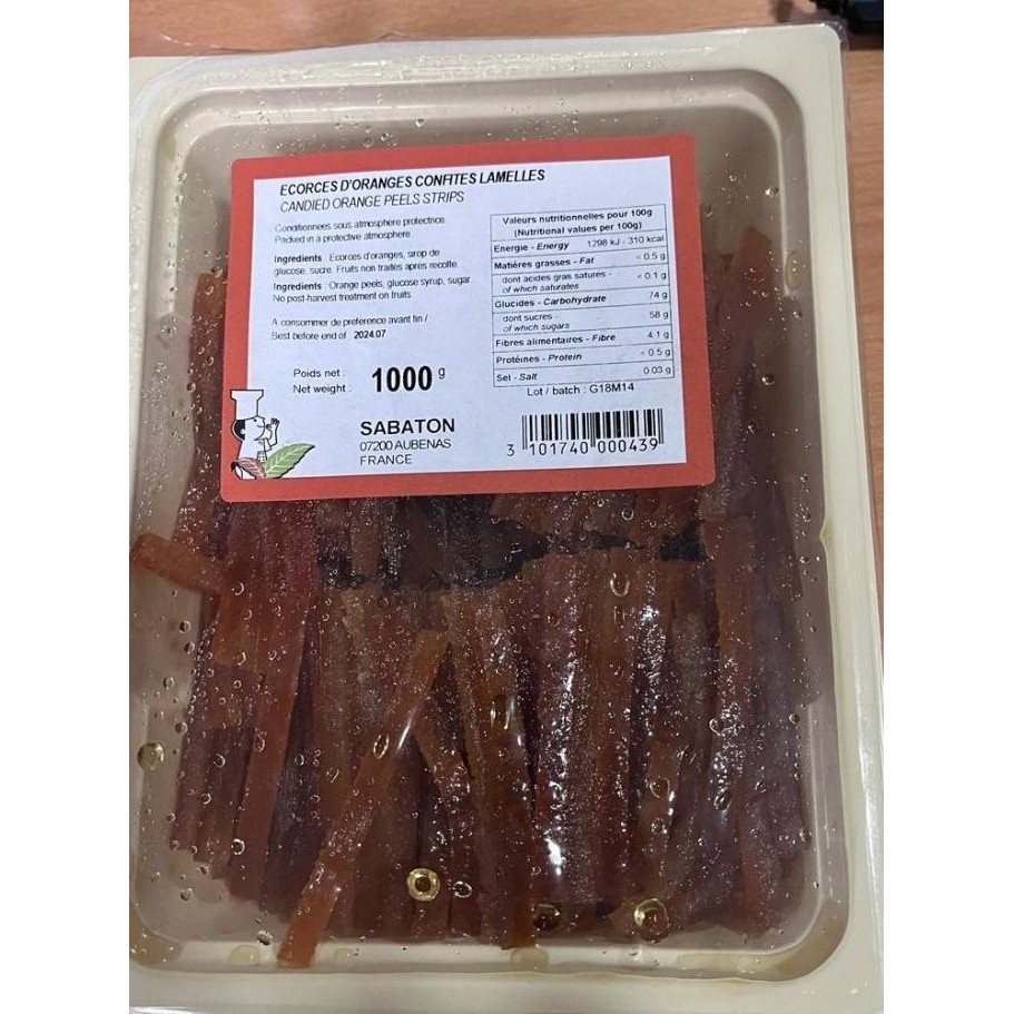 

Murah Candied Orange Peels Strip 100Gr
