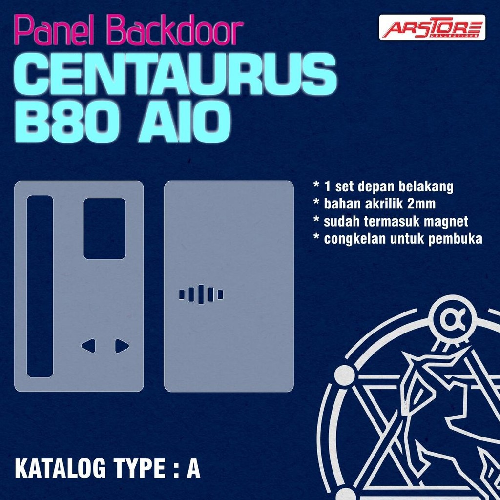 PANEL BACKDOOR  AKRILIK CENTAURUS B80 POLOS