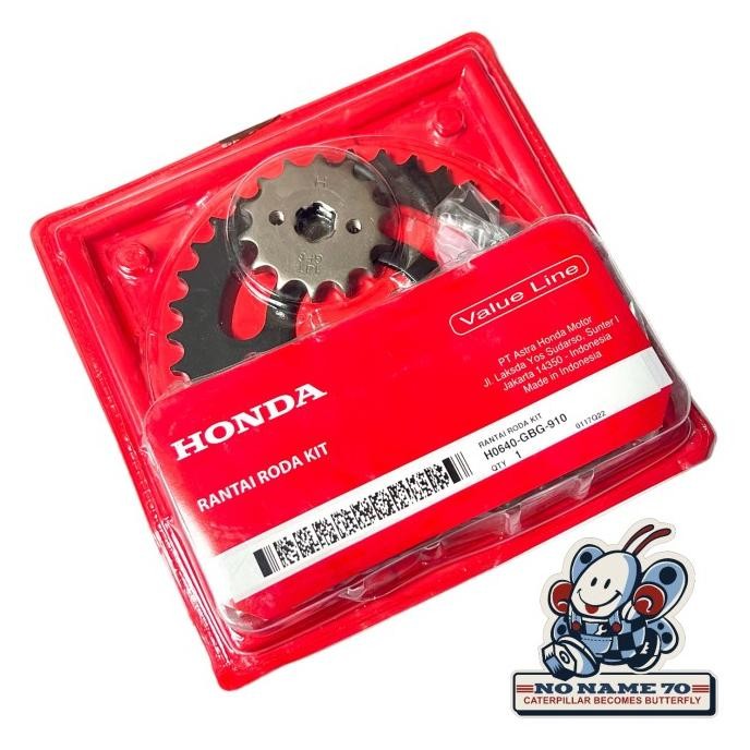 Gear gigi tarik set rantai honda astrea grand legenda impressa ori