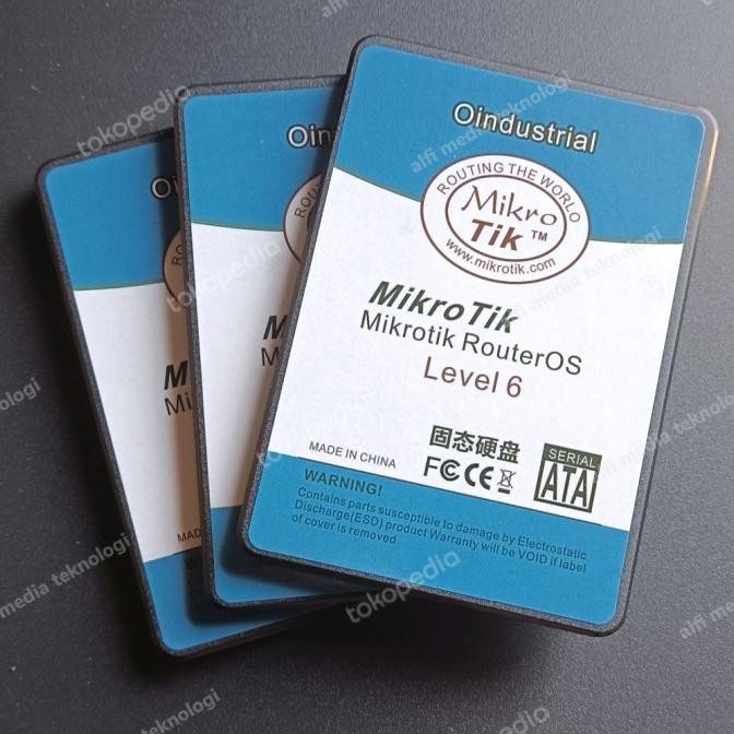 SSD 32GB Mikrotik lisensi level 6 bisa Upgrade Downgrade